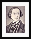 Portrait of Hans Christian Andersen by Danish School