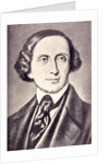 Portrait of Hans Christian Andersen by Danish School