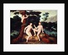Adam and Eve in the Garden of Eden by Lucas The Elder Cranach