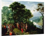 St. John the Baptist preaching in the Wilderness by Pieter Schoubroeck