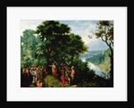 St. John the Baptist preaching in the Wilderness by Pieter Schoubroeck
