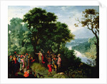 St. John the Baptist preaching in the Wilderness by Pieter Schoubroeck