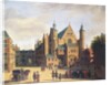 A Town Square in Haarlem by Gerrit Adriaensz Berckheyde