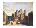 A Town Square in Haarlem by Gerrit Adriaensz Berckheyde