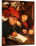 The Money Lenders, after Massys by Jan Anthonisz. van Ravesteyn