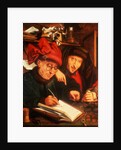 The Money Lenders, after Massys by Jan Anthonisz. van Ravesteyn