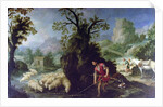 Jacob Setting the Peeled Rods before the Flocks of Laban by Bartolome Esteban Murillo