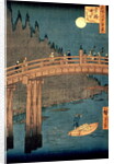 Kyoto bridge by moonlight by Ando or Utagawa Hiroshige