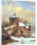 Dutch Winter Scene by Cornelis Kruseman