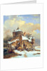 Dutch Winter Scene by Cornelis Kruseman