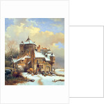 Dutch Winter Scene by Cornelis Kruseman