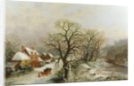 The Holly Cart, 19th century by William Oliver Stone