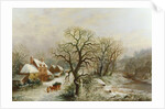 The Holly Cart, 19th century by William Oliver Stone
