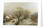 The Holly Cart, 19th century by William Oliver Stone