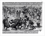 Poster advertising, 'The Barnum and Bailey Greatest Show on Earth, the World's Grandest, Largest, Best Amusement Institution', c.1895 by American School