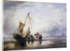 Hog Boat on the Sands, Brighton by Edward William Cooke