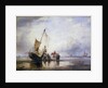 Hog Boat on the Sands, Brighton by Edward William Cooke