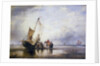 Hog Boat on the Sands, Brighton by Edward William Cooke