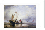 Hog Boat on the Sands, Brighton by Edward William Cooke