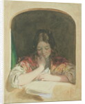 Girl Reading at a Window, 19th century by Karoly or Charles Brocky