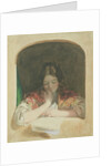 Girl Reading at a Window, 19th century by Karoly or Charles Brocky