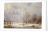 Winter Canal Scene, 19th century by Jan Lynn