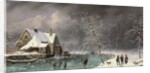Winter Scene by Louis Claude Mallebranche