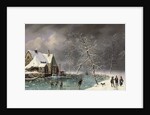 Winter Scene by Louis Claude Mallebranche