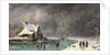 Winter Scene by Louis Claude Mallebranche