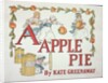 Illustration for the letter 'A' from 'Apple Pie Alphabet', published 1885 by Kate Greenaway