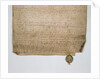 Ecclesiastical deed of the Grand Duke of Moscow, Dmitry Donskoy, 1389 by School Russian