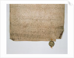 Ecclesiastical deed of the Grand Duke of Moscow, Dmitry Donskoy, 1389 by School Russian