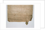 Ecclesiastical deed of the Grand Duke of Moscow, Dmitry Donskoy, 1389 by School Russian