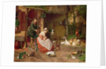 Farmyard Scene, 19th century by Jan David Cole