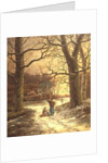 Gathering Winter Fuel by Johannes Hermann Barend Koekkoek
