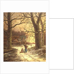 Gathering Winter Fuel by Johannes Hermann Barend Koekkoek