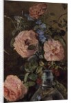 Roses, Convolvulus and Delphiniums by James Holland