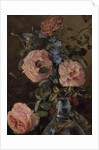 Roses, Convolvulus and Delphiniums by James Holland