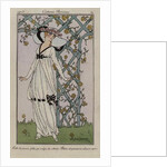 Journal des Dames et des Modes: robe de jeune fille en crepe de chine by H.Robert Dammy, 1913 by Anonymous