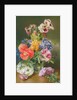 Roses, Poppy and Pelargonia by James Holland