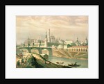 View of the Moscow Kremlin, 1830 by Paul Marie (after) Roussel