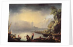 Harbour Scene by La Croix de Marseilles