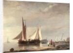 Harbour Scene by Johannes Hermann Barend Koekkoek
