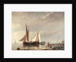 Harbour Scene by Johannes Hermann Barend Koekkoek