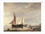 Harbour Scene by Johannes Hermann Barend Koekkoek