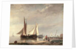 Harbour Scene by Johannes Hermann Barend Koekkoek
