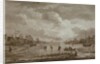 Winter, Golf on ice, copperline engraving by Van Drever, c.1753 by Anonymous