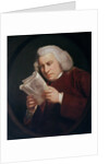 Dr. Samuel Johnson, 1775 by Joshua Reynolds