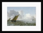 Shipping Offshore in a breeze, 17th century by Jan Porcellis
