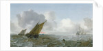 Shipping Offshore in a breeze, 17th century by Jan Porcellis